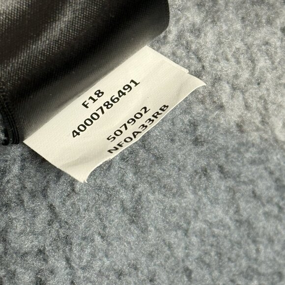 The North Face Fleece Jacket Womens Small 19x24 Gray Hood Geo Aztec - Picture 13 of 15